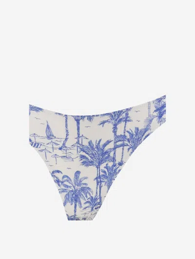 Mc2 Saint Barth Bikini Briefs With Graphic Print Pattern