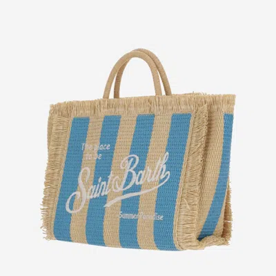 Shop Mc2 Saint Barth Colette Tote Bag With Striped Pattern