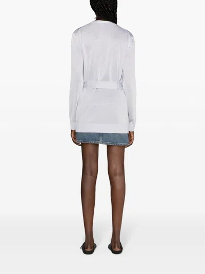 Missoni Metallic-threading Belted Cardigan