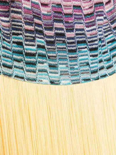 Missoni Striped Scarf Fringed Edge