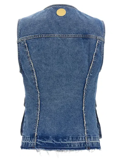 Shop Mo5 Ch1 No Jeans Denim Vest