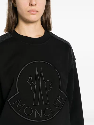 Moncler Rhinestone-embellished Logo Sweatshirt