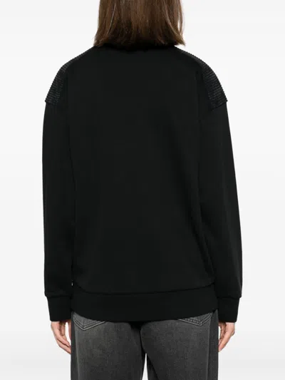 Moncler Rhinestone-embellished Logo Sweatshirt