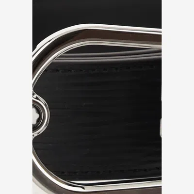 Montblanc 35 Mm Belt With Reversible Horseshoe Buckle