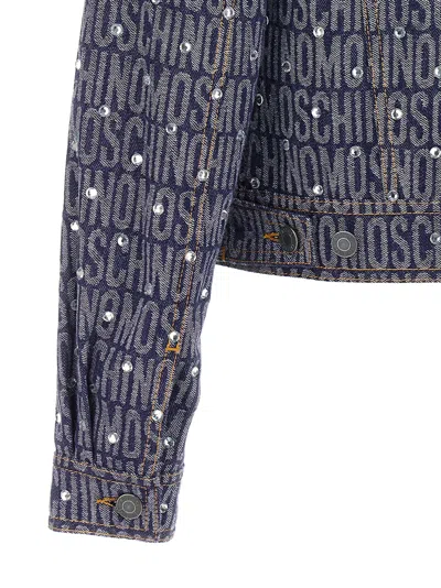 Moschino 'studded Collar' Jacket With Pockets