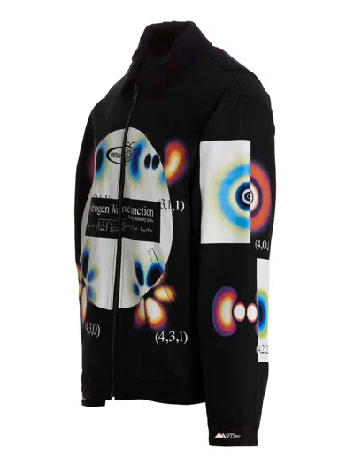 Msftsrep Cootn Twill Hydrogen Wave Jacket With Gradient Print