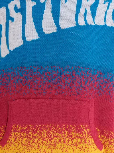 Msftsrep Logo-knit Graphic-pattern Cotton Hoody