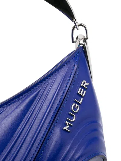 Shop Mugler Spiral Curve 01 Small Shoulder Bag