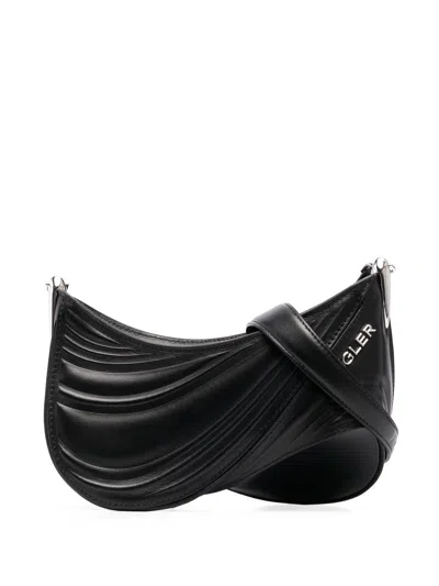 Shop Mugler Spiral Curve 01 Small Shoulder Bag