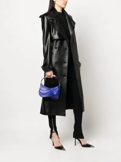 Mugler Small Bag Embossed With Metal Handle