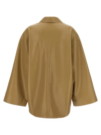 Nanushka Clarice Shirt And Blouse Green