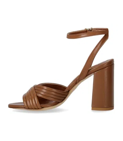 Ncub Light Brown Heeled Sandal In Brown