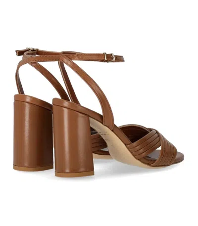Ncub Light Brown Heeled Sandal In Brown