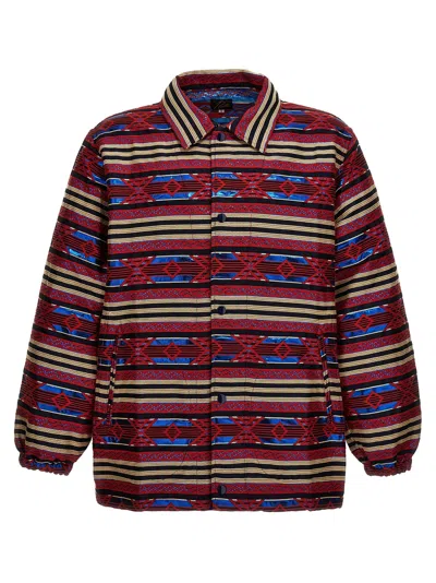 Needles Jacket Striped Pattern Side Pockets