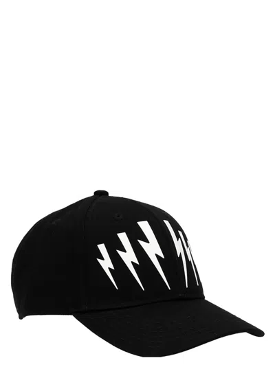 Shop Neil Barrett 'thunderbolt' Cap