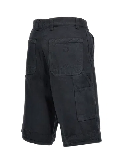 Objects Iv Life Buckle-detail Cotton Denim Shorts