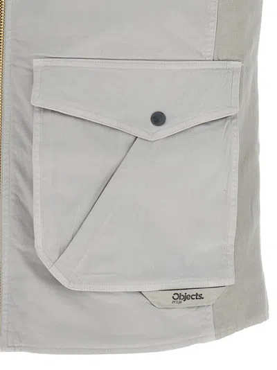 Objects Iv Life Grey Canvas Vest