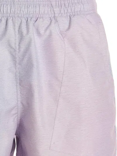 Objects Iv Life Solid Color Nylon Swim Shorts In Purple