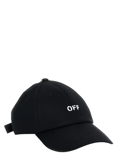 Off-white Logo-embroidered Baseball Cap With Curved Peak