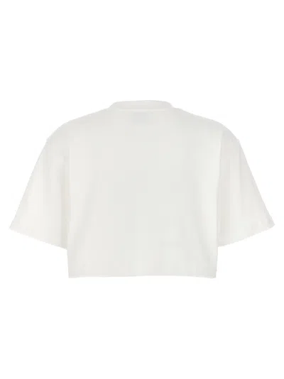 Off-white Logo Floral Cotton T-shirt