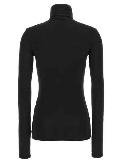 Off-white Printed Stretch-jersey Turtleneck Top