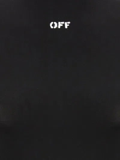 Off-white Off Stamp Second Skin Short Sleeve Turtle Neck Top