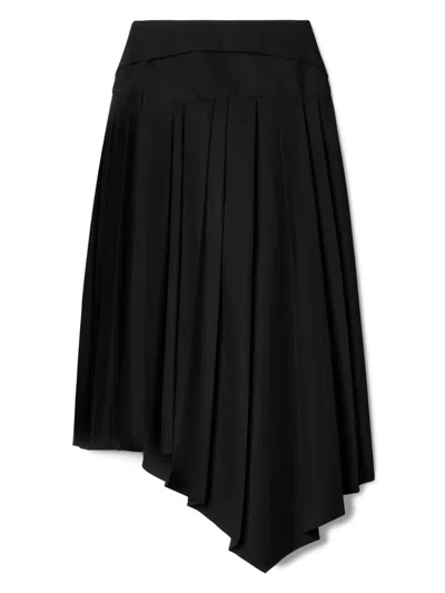 Off-white Off White Belted Pleated Skirt