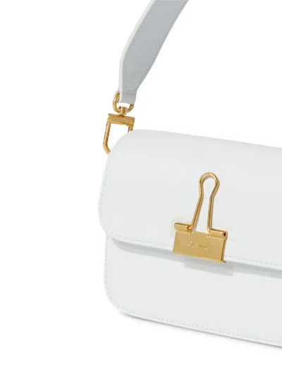 Off-white Off White Binder Small Leather Shoulder Bag