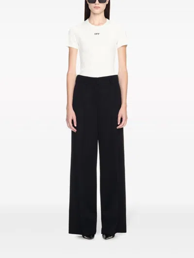 Off-white Off White Formal Over Wool Trousers
