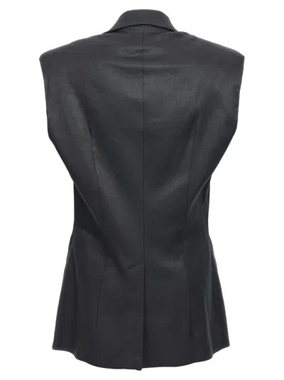 Ombra Milano Single-breasted Long Waistcoat
