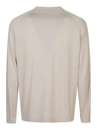 Original Vintage Grey Cotton Blend Silk Sweater