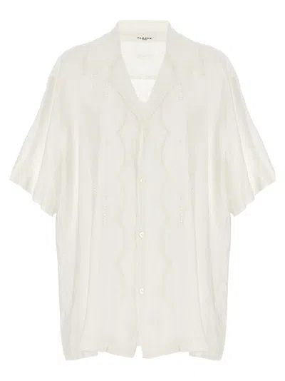 P.a.r.o.s.h White Beach Embroidered Shirt