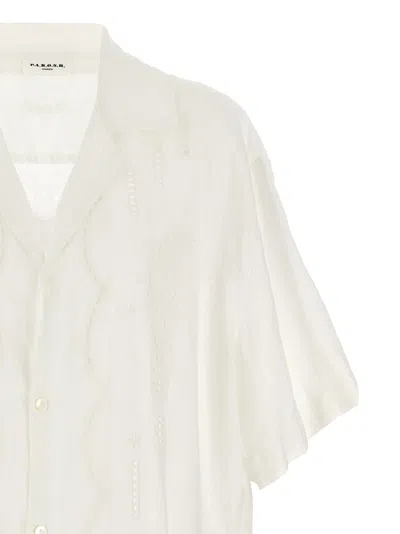 P.a.r.o.s.h White Beach Embroidered Shirt