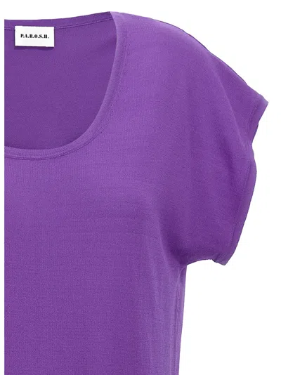P.a.r.o.s.h Purple Roux T-shirt