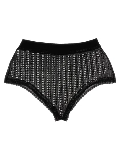 Rabanne Bead-embellished High Waist Briefs