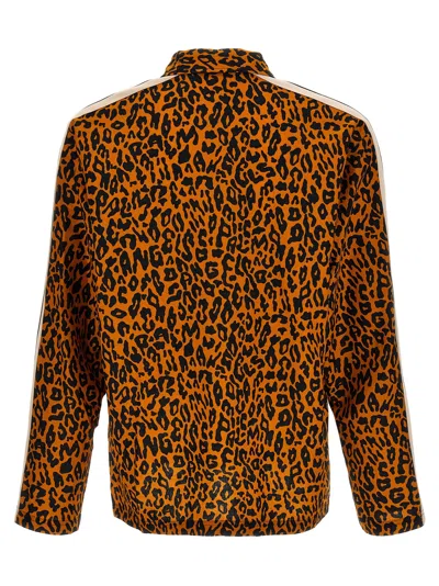 Palm Angels Cheetah Track Shirt And Blouse Multicolor