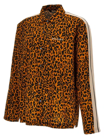 Palm Angels Cheetah Track Shirt And Blouse Multicolor