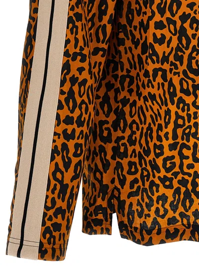 Palm Angels Cheetah Track Shirt And Blouse Multicolor