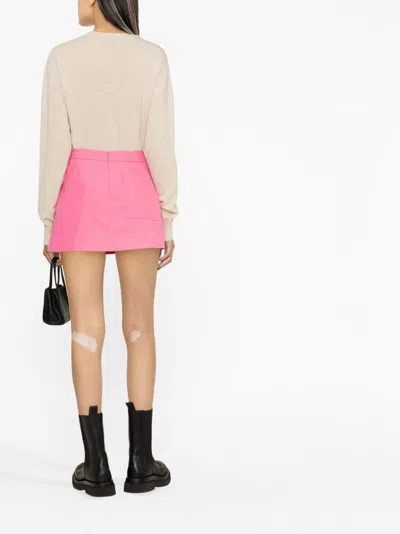 Palm Angels Stripe-detail A-line Miniskirt