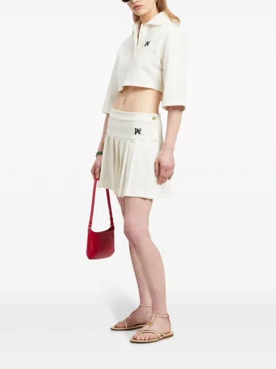 Palm Angels Polo Shirt With Monogram  Logo