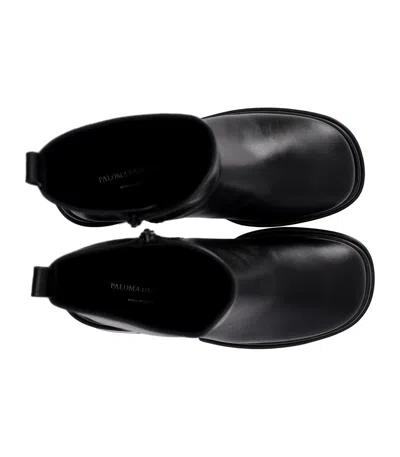 Paloma Barcelo’ Paloma Barceló Eros Black Heeled Ankle Boot