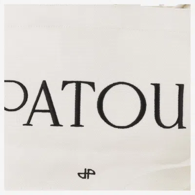 Patou Small Tote Bag With Shoulder Strap And Top Handles