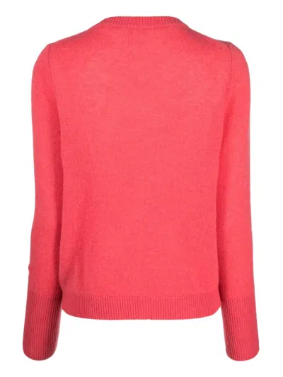 Paul Smith Ribbed Knit Cashmere Cardigan With Round Neck