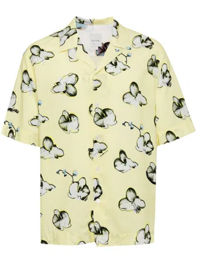 Shop Paul Smith Printed Regular Fit Shirt