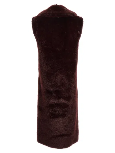 Philosophy Di Lorenzo Serafini Philosophy Extra Long Faux Fur Vest