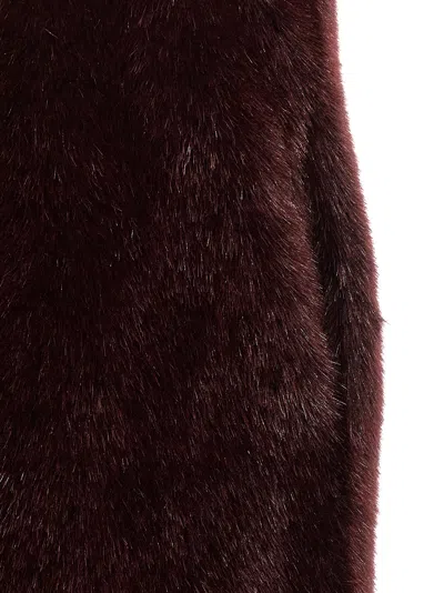 Philosophy Di Lorenzo Serafini Philosophy Extra Long Faux Fur Vest