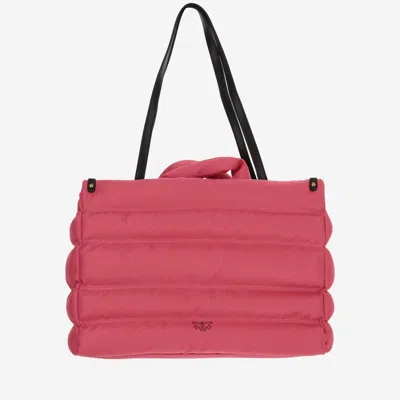 Pinko Quilted Tote Bag With Logo