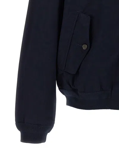 Polo Ralph Lauren Logo Embroidery Bomber Jacket Puffer Jackets Blue