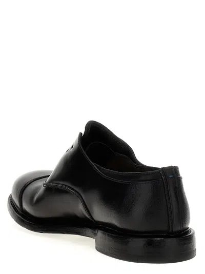 Premiata Lace-up Leather Derby Shoes In Black