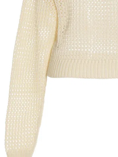 Ramael White Bio Cable Sweater